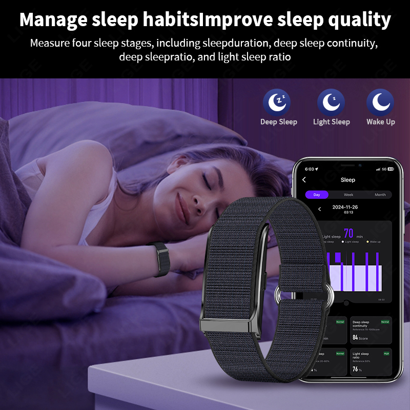 LIGE Smart Watch Heart Rate Bl - огляд і ціна Fall Detection Watch